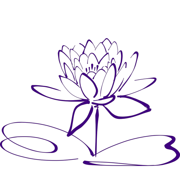 Purple Lotus PNG Clip art
