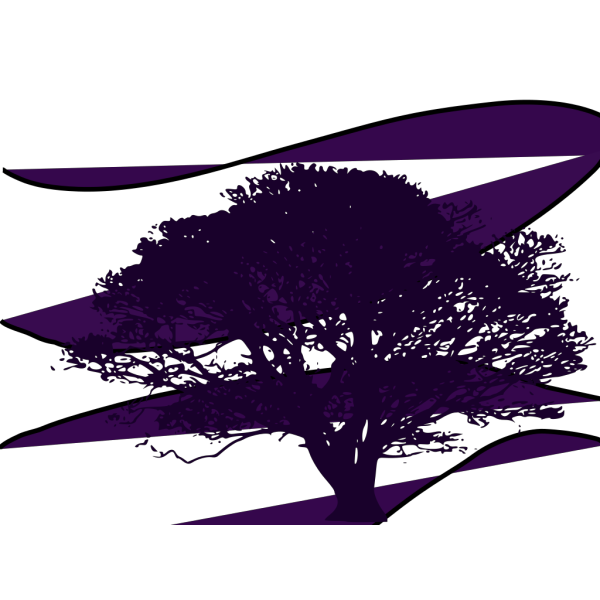 Purple Tree PNG Clip art