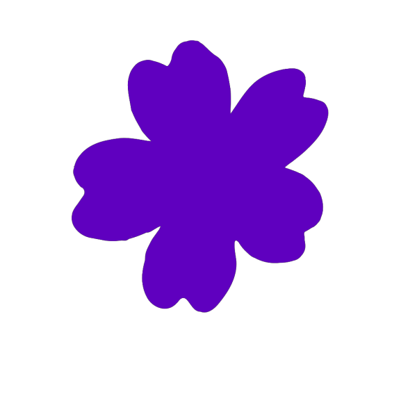 Purple Flower  PNG Clip art