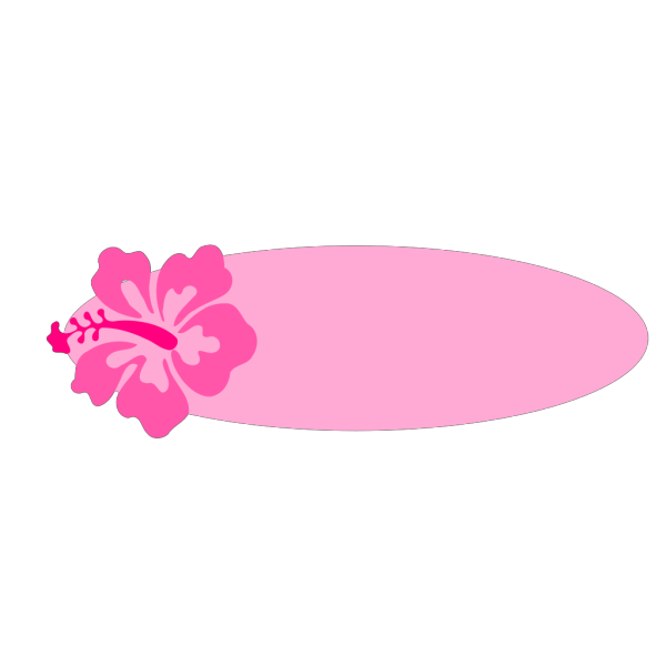 Pink Hibiscus Flower Revised2 PNG Clip art