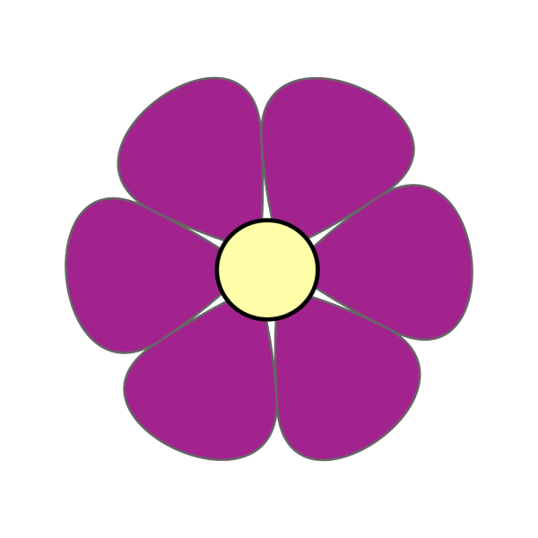 Purple Flower PNG Clip art