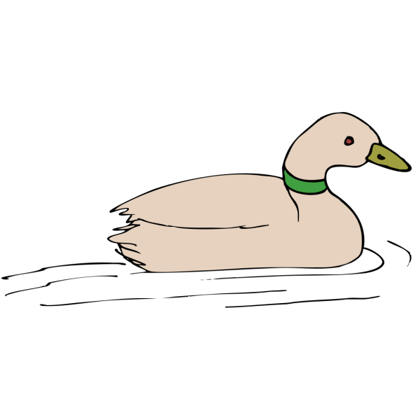 Duck In Water PNG Clip art