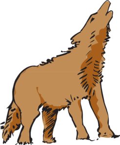 Howling Wolf Art PNG images