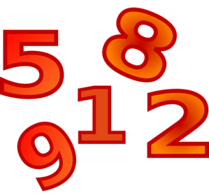 Creation Days Numbers 6 PNG Clip art