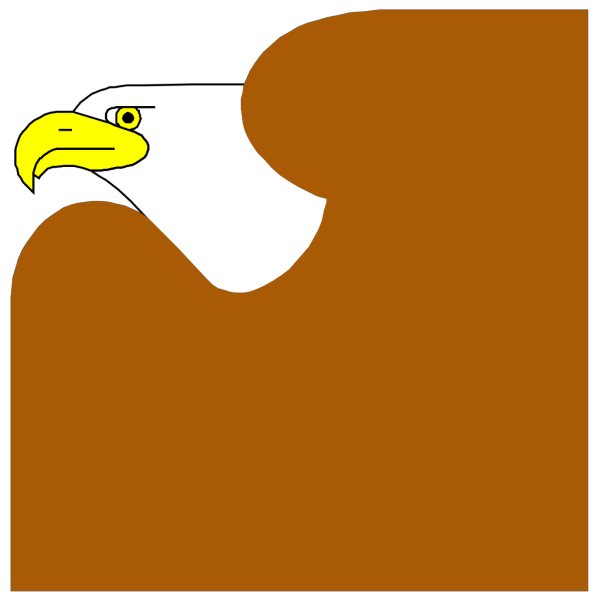 Cartoon Eagle Head PNG Clip art