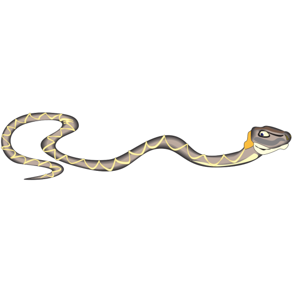 Happy Sneaking Snake PNG Clip art
