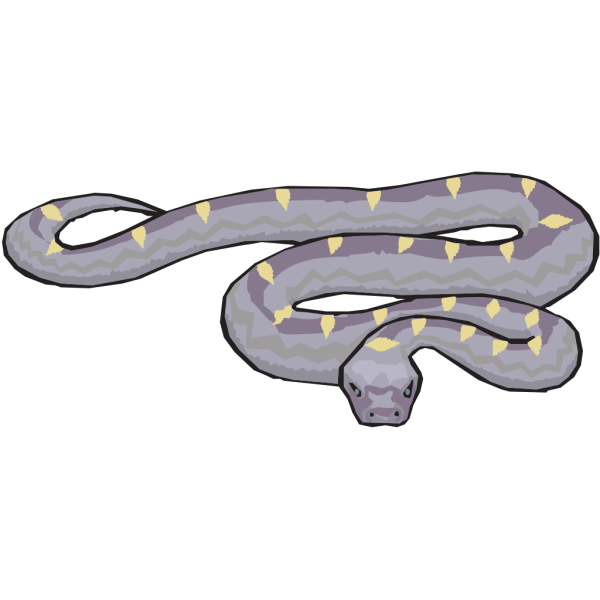 Slithering Snake Art PNG Clip art