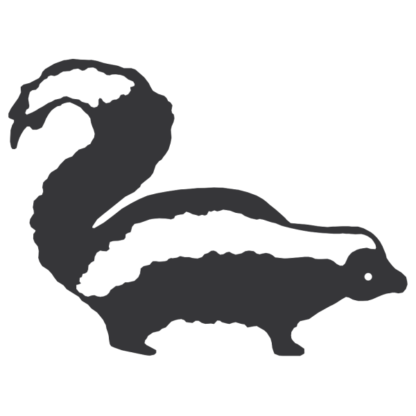 Simple Skunk PNG Clip art