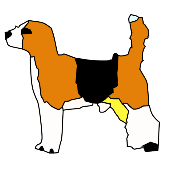 Standing Dog PNG Clip art