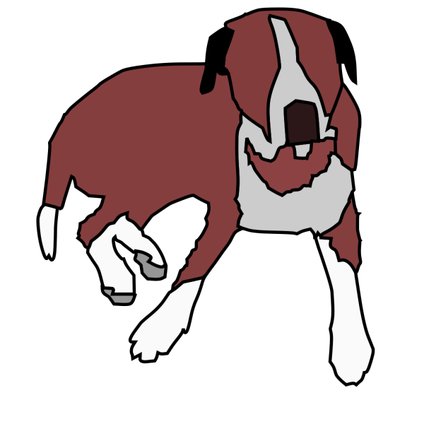 Cartoon Dog Sitting PNG Clip art