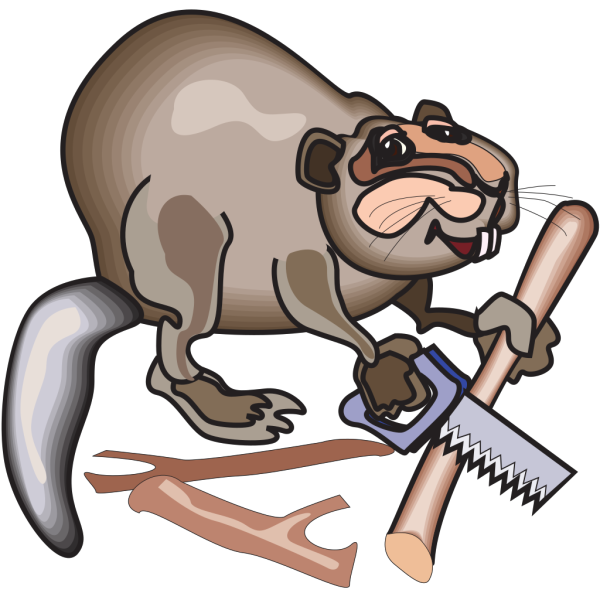 Busy Beaver PNG Clip art