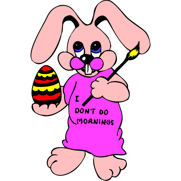 Silly Bunny Art PNG Clip art