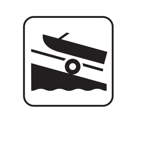 Boat Launch Black PNG Clip art