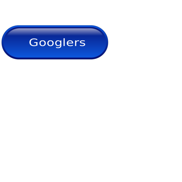 Blue Googler Button PNG Clip art