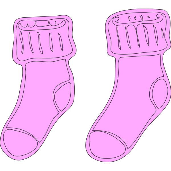 Clothing Pair Of Haning Socks PNG Clip art