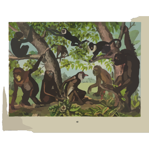 The Monkeys PNG Clip art