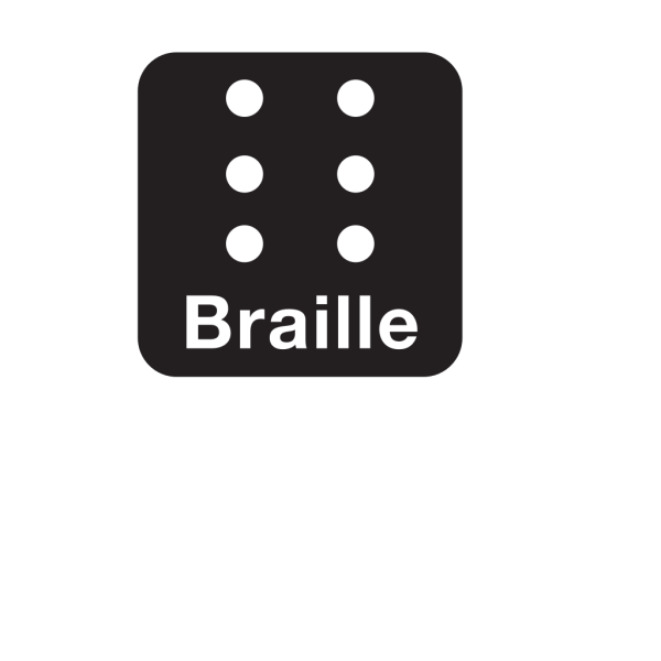 Braille Black PNG Clip art