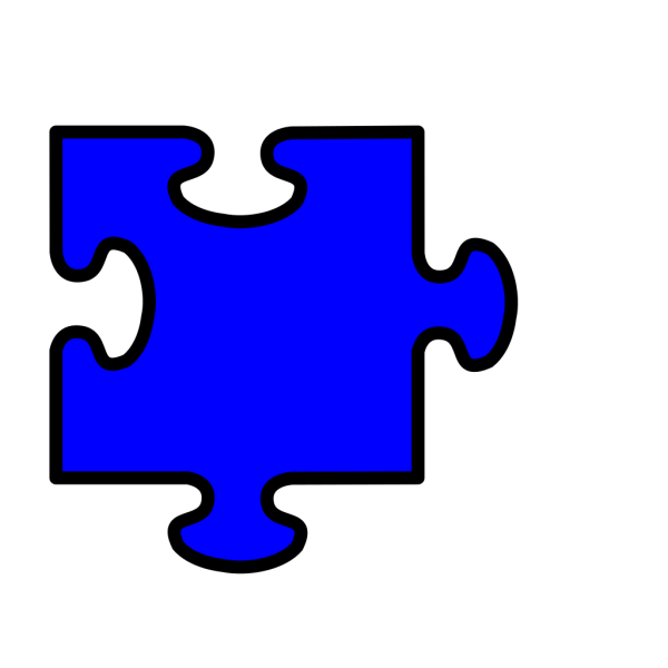 Blue Jigsaw PNG Clip art