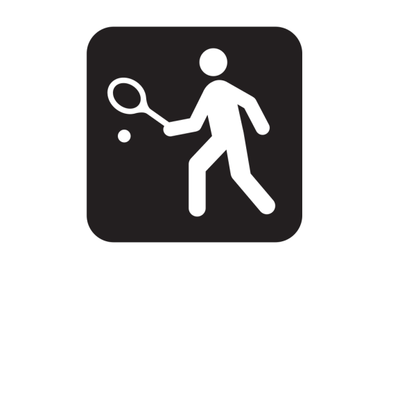 Tennis Black PNG Clip art