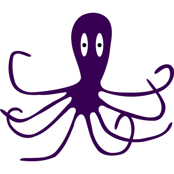 Simple Octopus Art PNG images