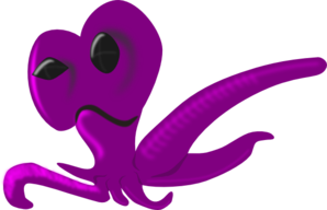 Alien Octopus PNG images