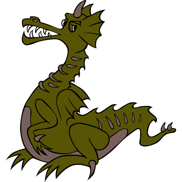 Green Dragon PNG Clip art