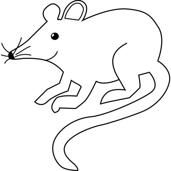 Simple Mouse Outline PNG Clip art