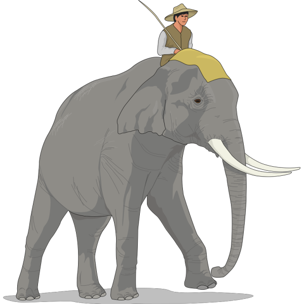 Elephant Side PNG Clip art
