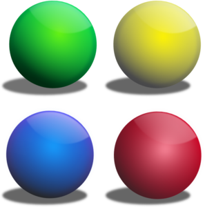 Color Spheres PNG Clip art