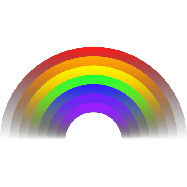 Rainbow Octagon PNG Clip art