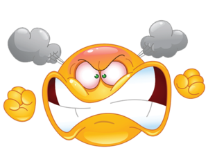 Angry Emoji PNG Transparent Image Clip art