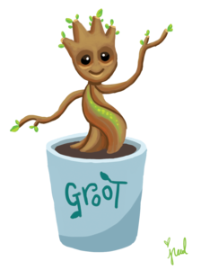 Baby Groot Transparent Background PNG Clip art