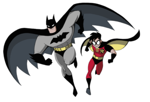 Batman And Robin Transparent Background PNG Clip art