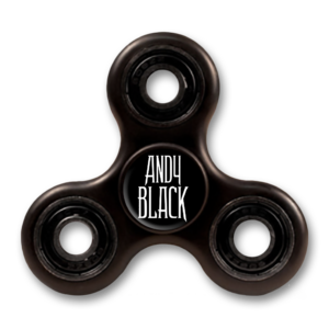 Black Fidget Spinner PNG Image PNG Clip art