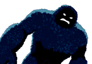 Blue Monster PNG Pic PNG Clip art