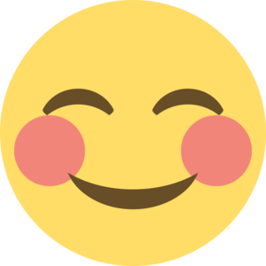 Blushing Emoji Transparent Background PNG Clip art