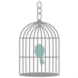 Caged Bird Background PNG PNG Clip art