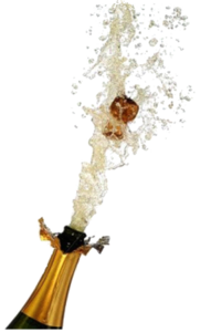 Champagne Popping PNG Transparent Image Clip art