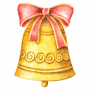 Christmas Bell Transparent Background PNG image