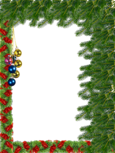 Christmas Frame Transparent Background PNG Clip art