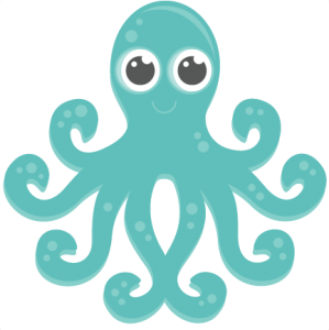 Cute Octopus Transparent PNG Clip art