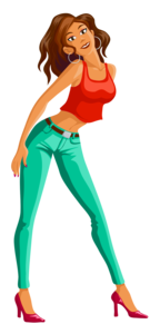 Dance Girl Background PNG PNG Clip art