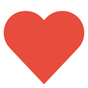Dark Red Heart Transparent Background PNG Clip art