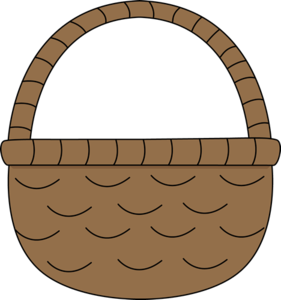 Empty Easter Basket PNG File PNG Clip art