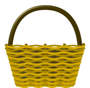 Empty Easter Basket PNG Transparent Image PNG Clip art