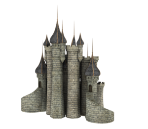 Fantasy Castle PNG File PNG Clip art