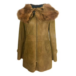 Fur Lined Leather Jacket Transparent Background PNG Clip art