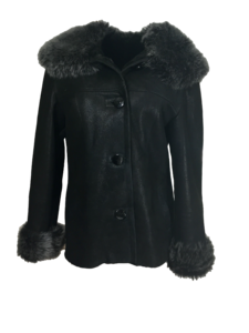 Fur Lined Leather Jacket Transparent PNG PNG Clip art