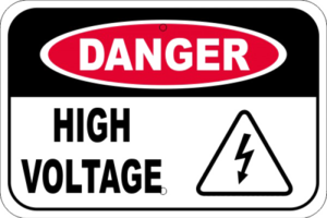 High Voltage Sign PNG Pic PNG Clip art