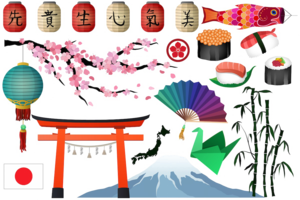 Japanese Elements PNG Pic PNG Clip art